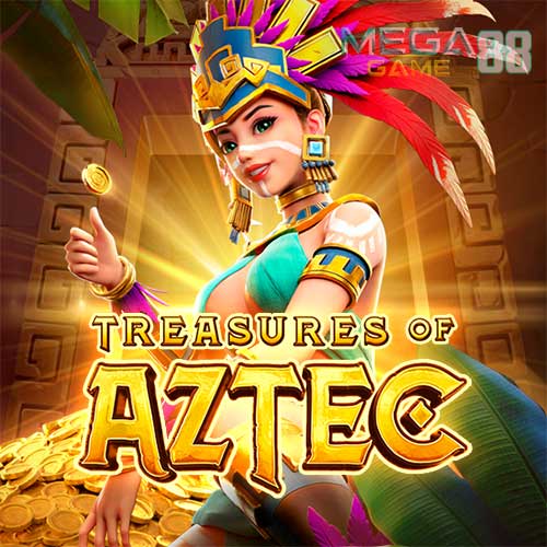 Treasures of Aztec banner